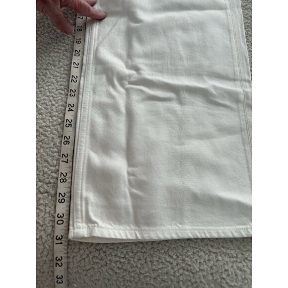 Madewell Low-Slung Baggy Jean: Airy Denim Edition Vintage Canvas Women's Sz 30 - Picture 15 of 16